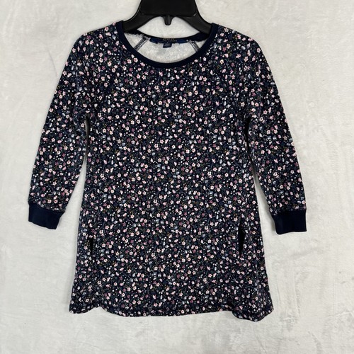 Lot 2 Polo Ralph Lauren Girls Long Sleeve Dress Size 6 Pink Blue Striped Floral - Picture 10 of 18