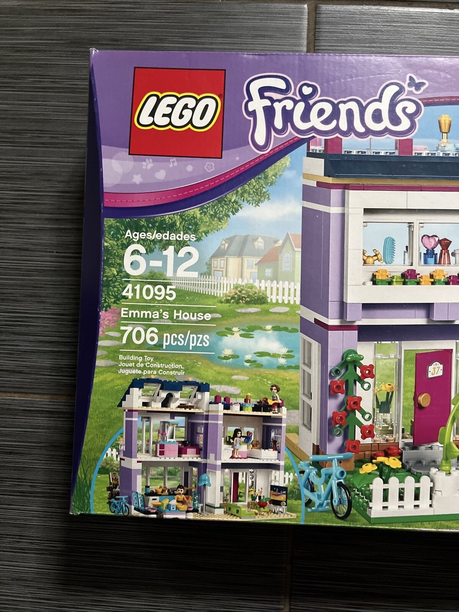 Lego Friends Emmas House 41095 Building Set 706 Pcs NIB