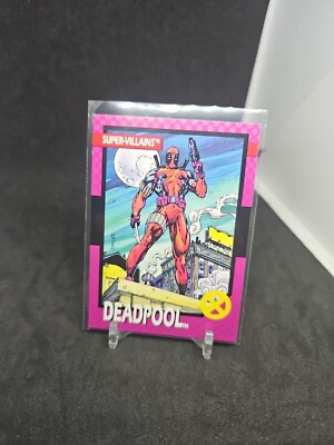 1992 marvel super-villans deadpool rookie 1