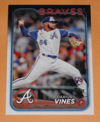 2024 Topps Series 2 Darius Vines #493 Rookie Card RC Atlanta Braves