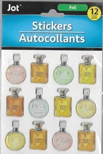 Bottles Bottle Perfume Love Best Wishes Forever Yours Jot Stickers