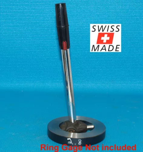 SWISS 2.4-2.8" TECHNICA AG OPTO-MIKE OPTICAL DIAL BORE GAGE .0001" RARE & UNIQUE
