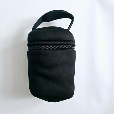 Tommee Tippee Baby Bottle Carrier Black Insulated Warmer Bag