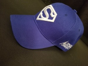 superman flexfit cap