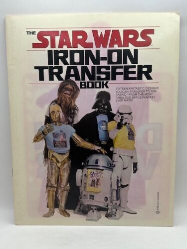 Star Wars Original 1977 Iron-On Transfer Book Complete! 16 Transfers *VINTAGE*