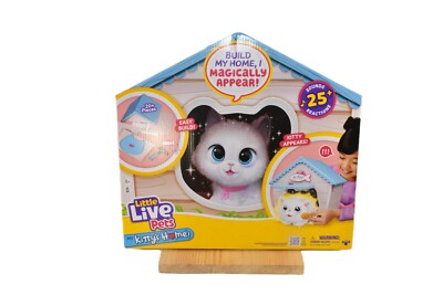 Little Live Pets My Kitty's Home Interactive Plush Kitten House Moose Toys NIB