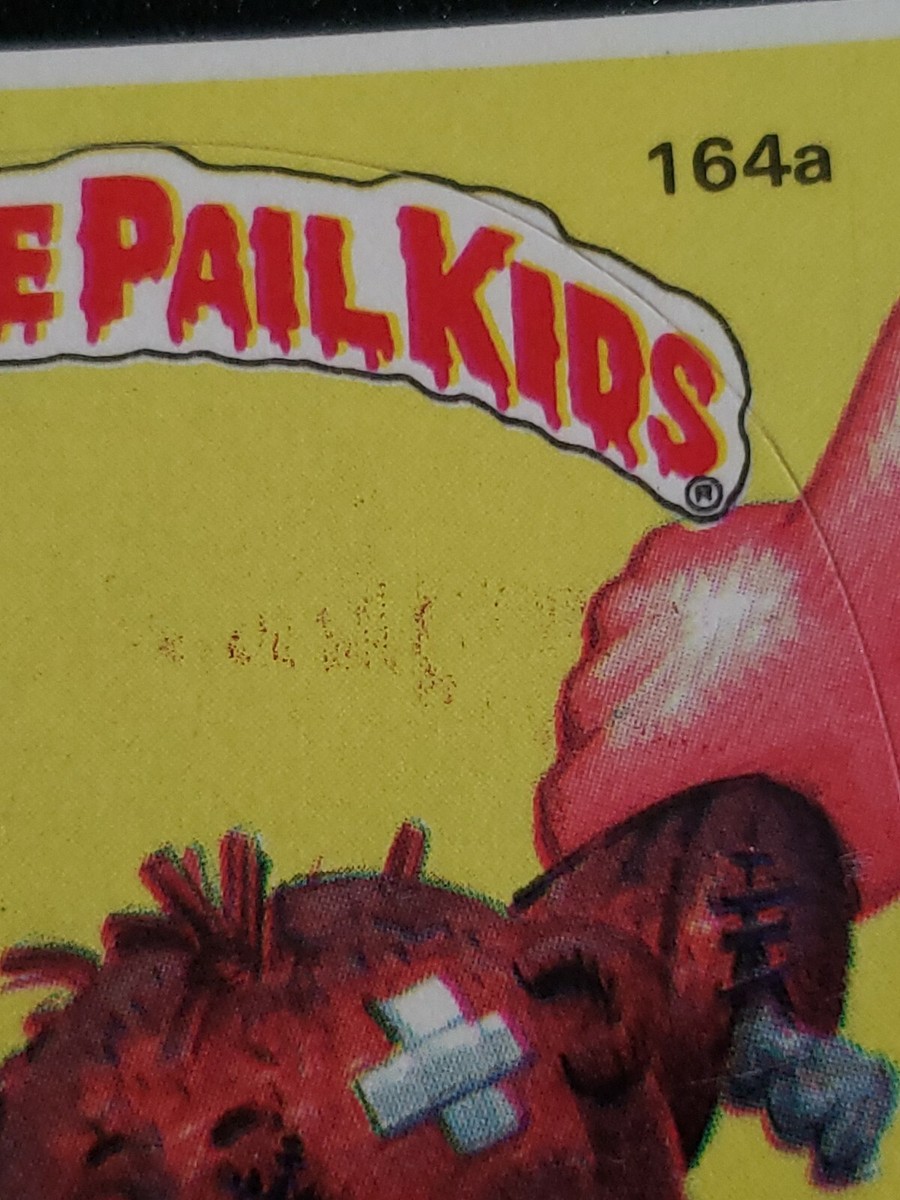 TEDDY BEAR 164a ERROR 1986 GARBAGE PAIL KIDS ORIGINAL SERIES 4 GPK