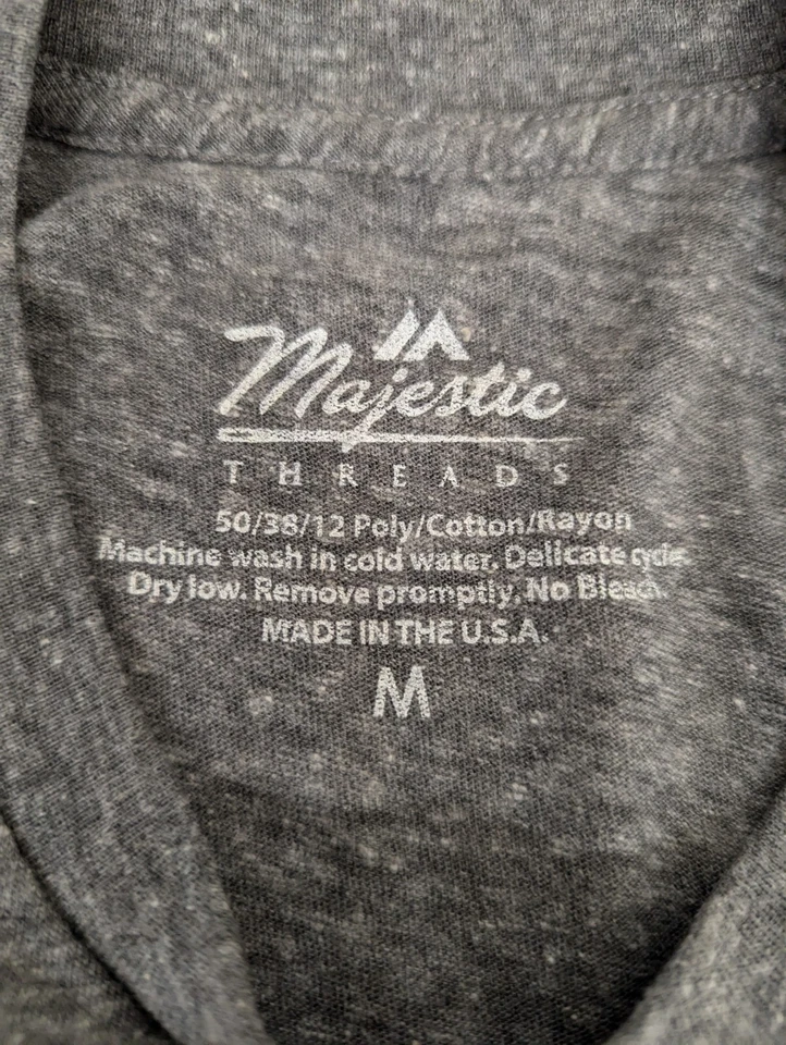 Chicago White Sox Womens Shirt Medium Gray MLB Ladies Short Sleeve Majestic New - Image 3 of 4