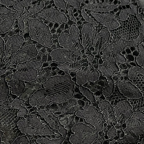 Venus Dress Size 20 Faux Leather and Lace 3/4 Sleeve V Neckline Black NO BELT - Picture 11 of 13