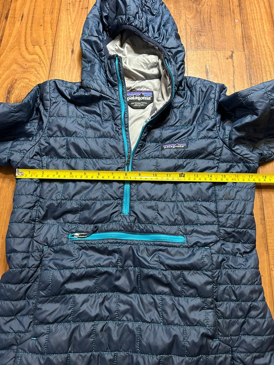 Patagonia Nano Puff Bivy Pullover Blue Womens XS | eBay