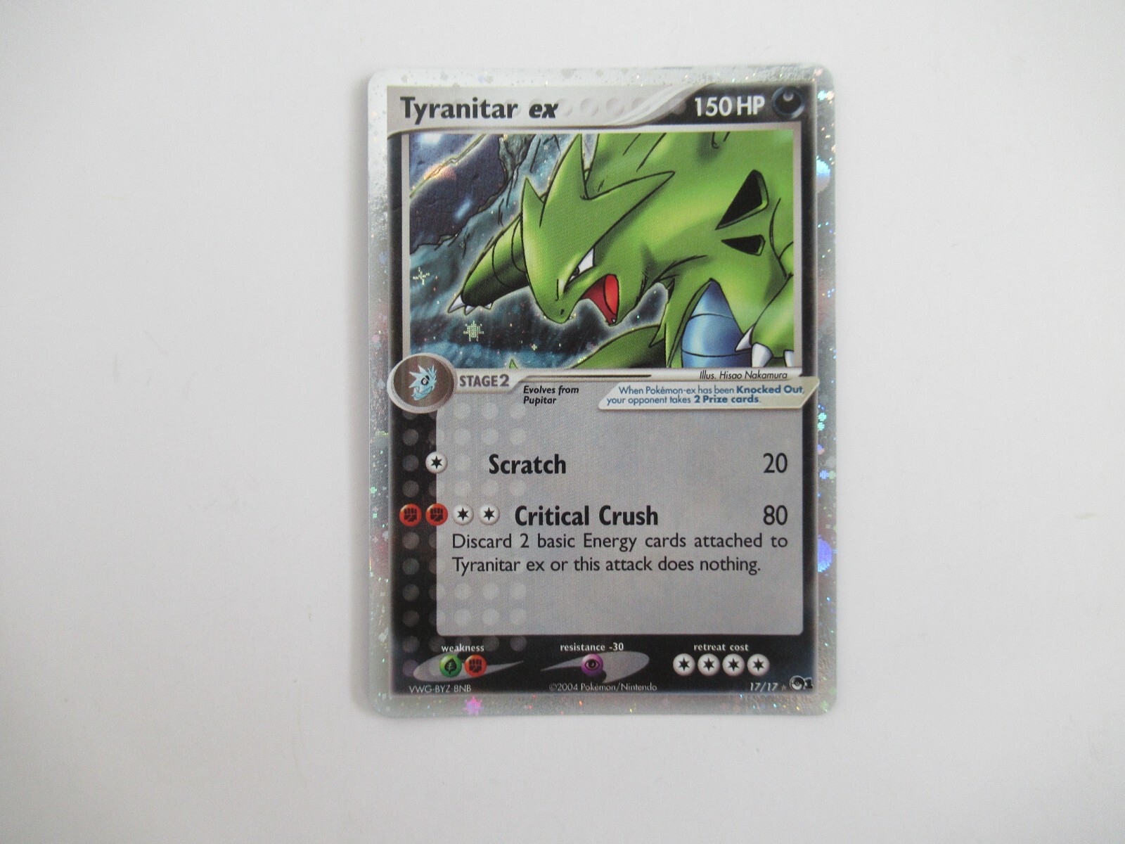 2004 Pokemon Tyranitar EX 17/17 - Holo Ultra-Rare POP Series 1 - *NM/LP*