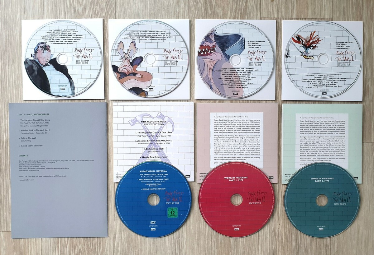 Pink Floyd イマージョンBox「The Wall」6CD 1DVD Pink Floyd The Wall [Immersion Edition] - 6-CD/1-DVD