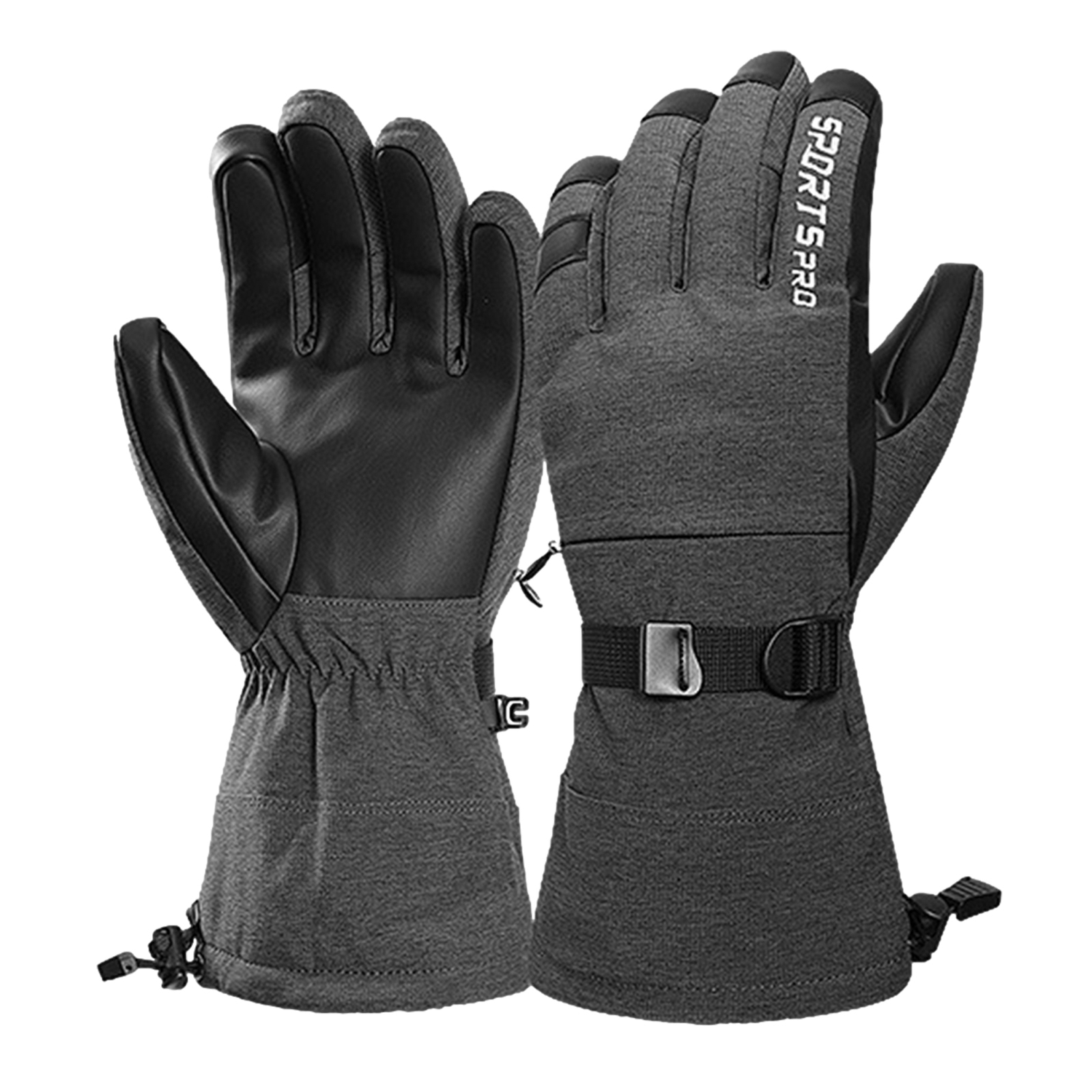 Thermal Windproof Waterproof Touchscreen Winter Gloves for Men and Women  -image