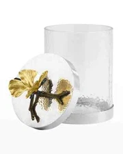 Designer Michael Aram Butterfly Ginkgo Small Canister Kitchen / Bath