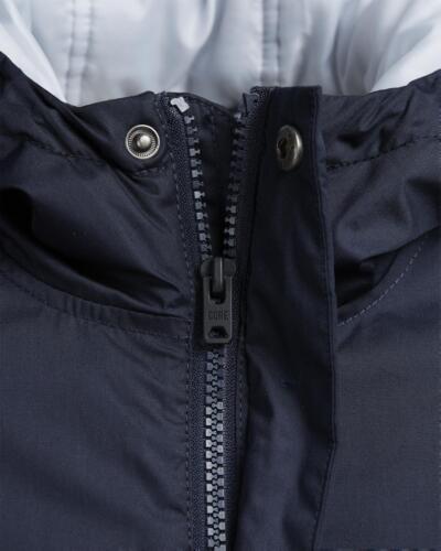 Mens New Puffer Jacket Hooded Padded Jack & Jones Regular Fit Black Navy - Picture 4 of 19