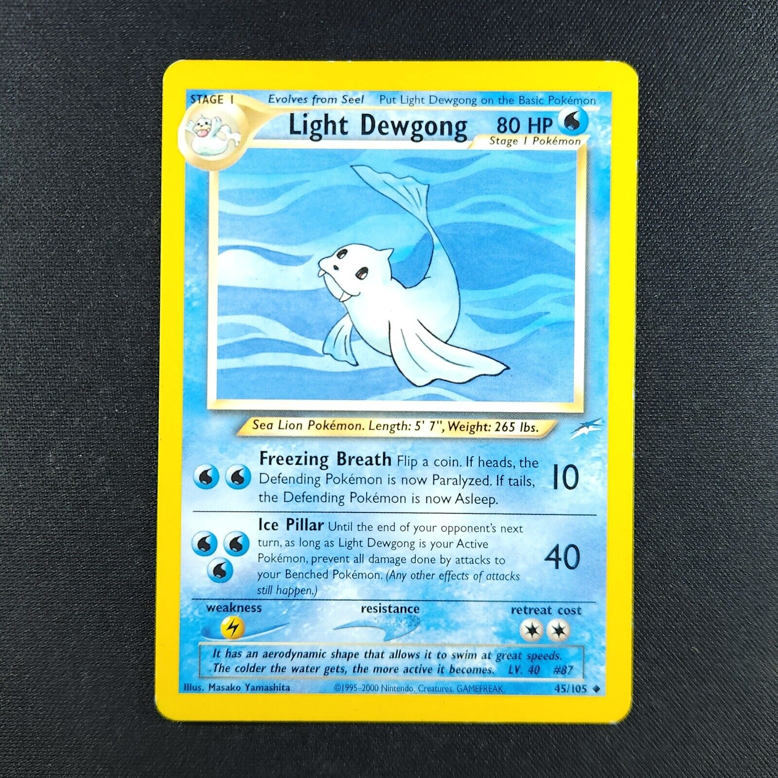 Light Dewgong 45/105 - Neo Destiny - Pokemon Card