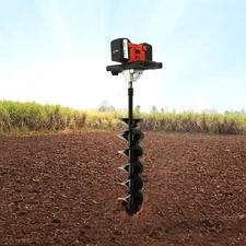 Electric Post Hole Digger W/ 6" Bit Electric 2000W Auger Digging Drill 6-Speed