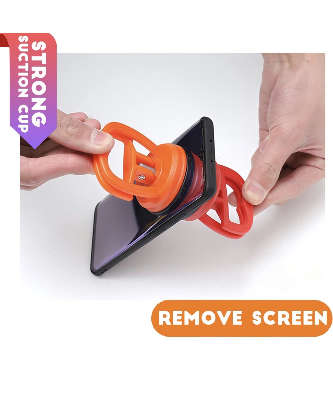 2 Pack Lot LCD LED Display Screen Removal Tool Suction Cup Tab Phone Repair OLED
