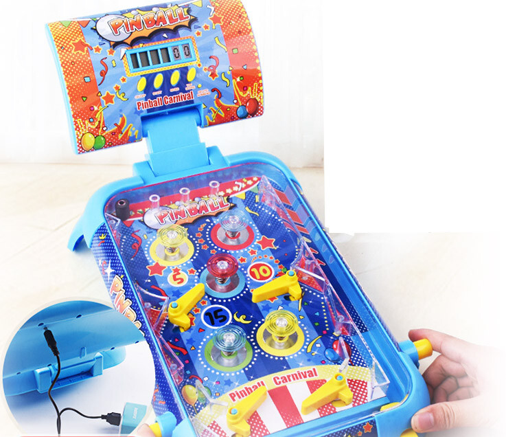 Pinball machine children's ejection parent-child interaction game pinball  table game online popular children's educational toys