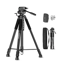 Huepar Lightweight 67.72-Inch Adjustable Laser Level Tripod with 3-Way Swivel...