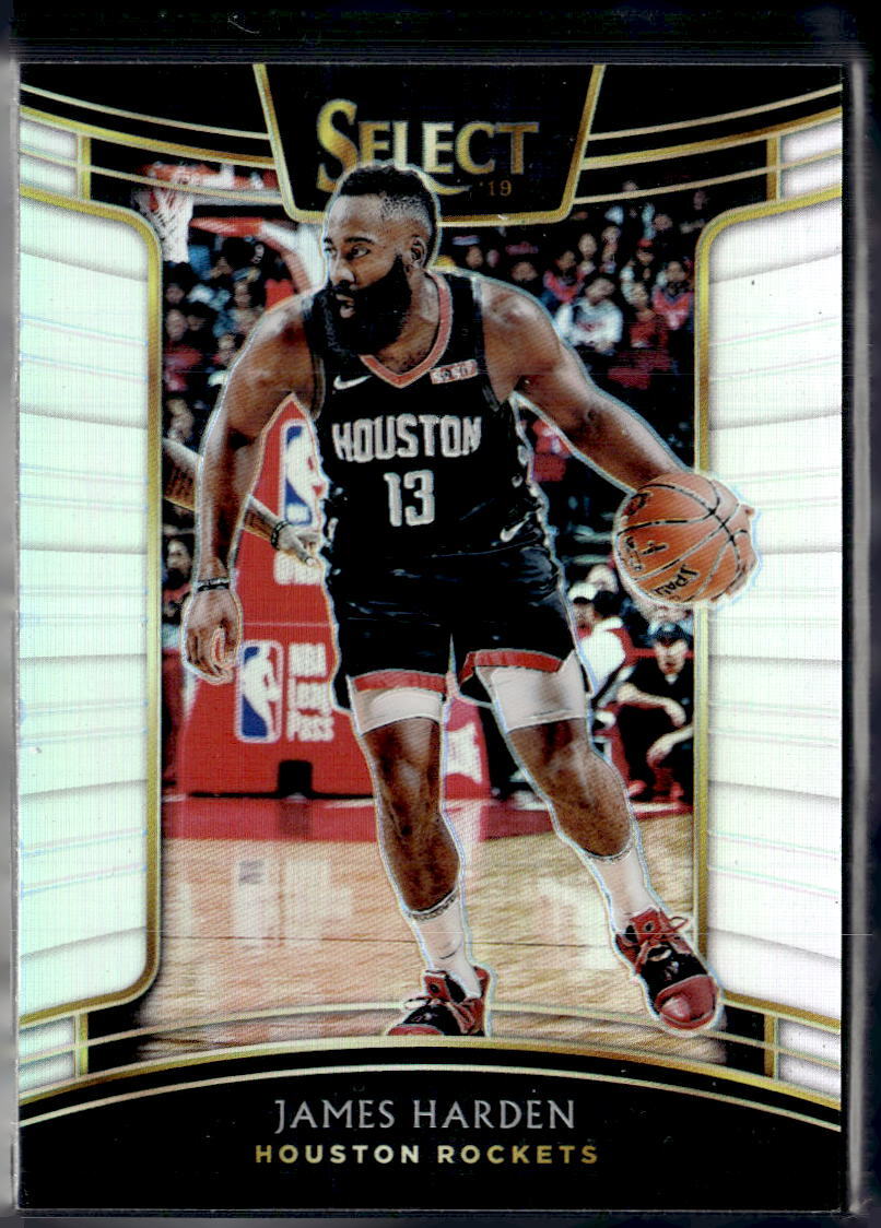 2018-19 Panini Select #51 James Harden Silver Prizms Houston Rockets