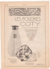 Coty Inc Les Poudres 929 Print Ad 8" x 11" Face Powder