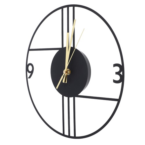Vintage Wall Clock For Living Room Metal Frame Wall Clock Iron Art Wall Hanging