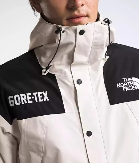 North Face Men's GORE-TEX GTX Mountain Jacket - White/Black North Face Men's GORE-TEX GTX Mountain Jacket - White/Black