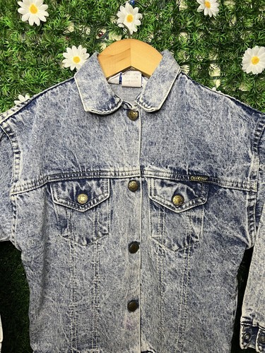 Vintage Oshkosh Bgosh Denim Jean Jacket Size 6 Kids YOUTH Blue USA Made RARE - Picture 5 of 12