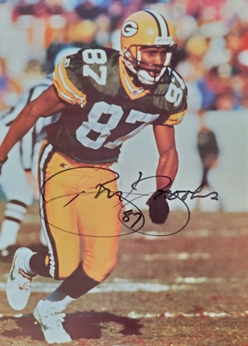 Robert Brooks Autograph 8x10 Photograph NFL Green Bay Packers - Picture 6 of 12