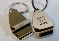 Engraved Oval Bottle Opener Personalised Wedding  Man Cave Bar Birthday Gift