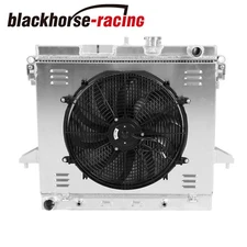 For 2006-2012 Chevy Colorado Hummer H3 H3T GMC Canyon 3 Row Radiator Shroud Fan