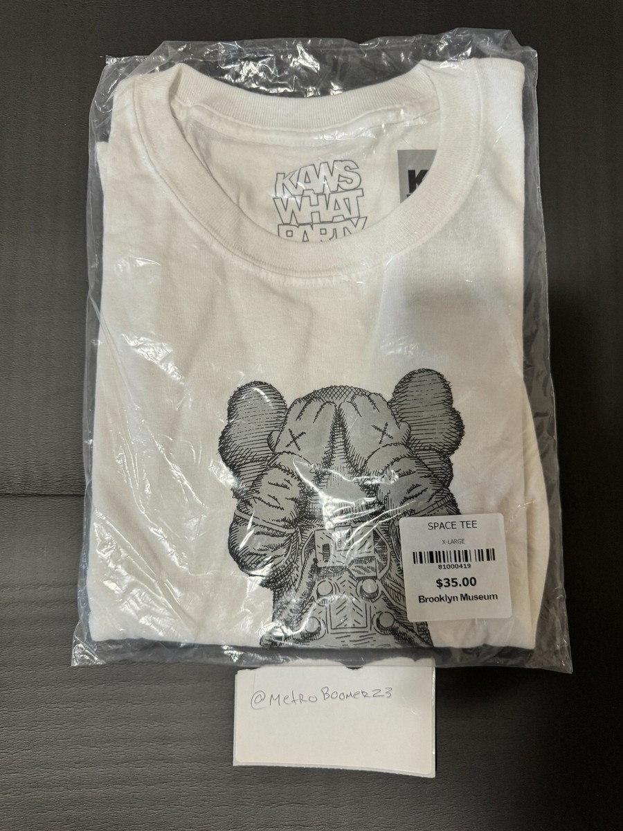 Kaws T Shirt Mens XLarge Brooklyn Museum What Party Rare