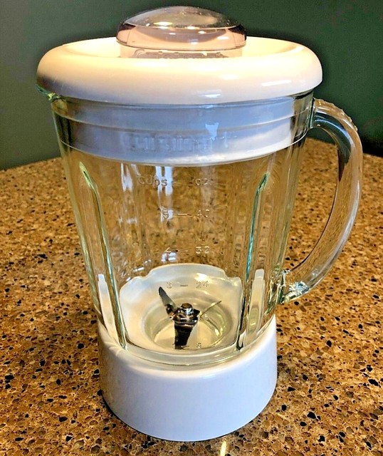 Cuisinart White 5Cup 40 oz REPLACEMENT Glass Blender Jar eBay