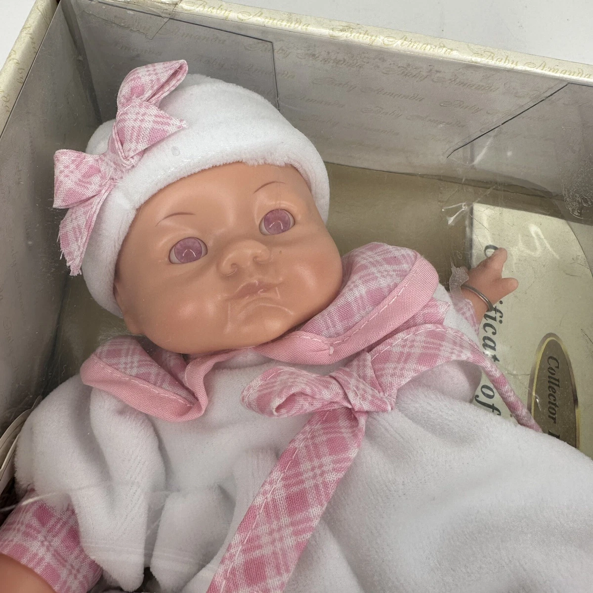 Baby Amanda Collectible Baby Doll COA included Collector Edition