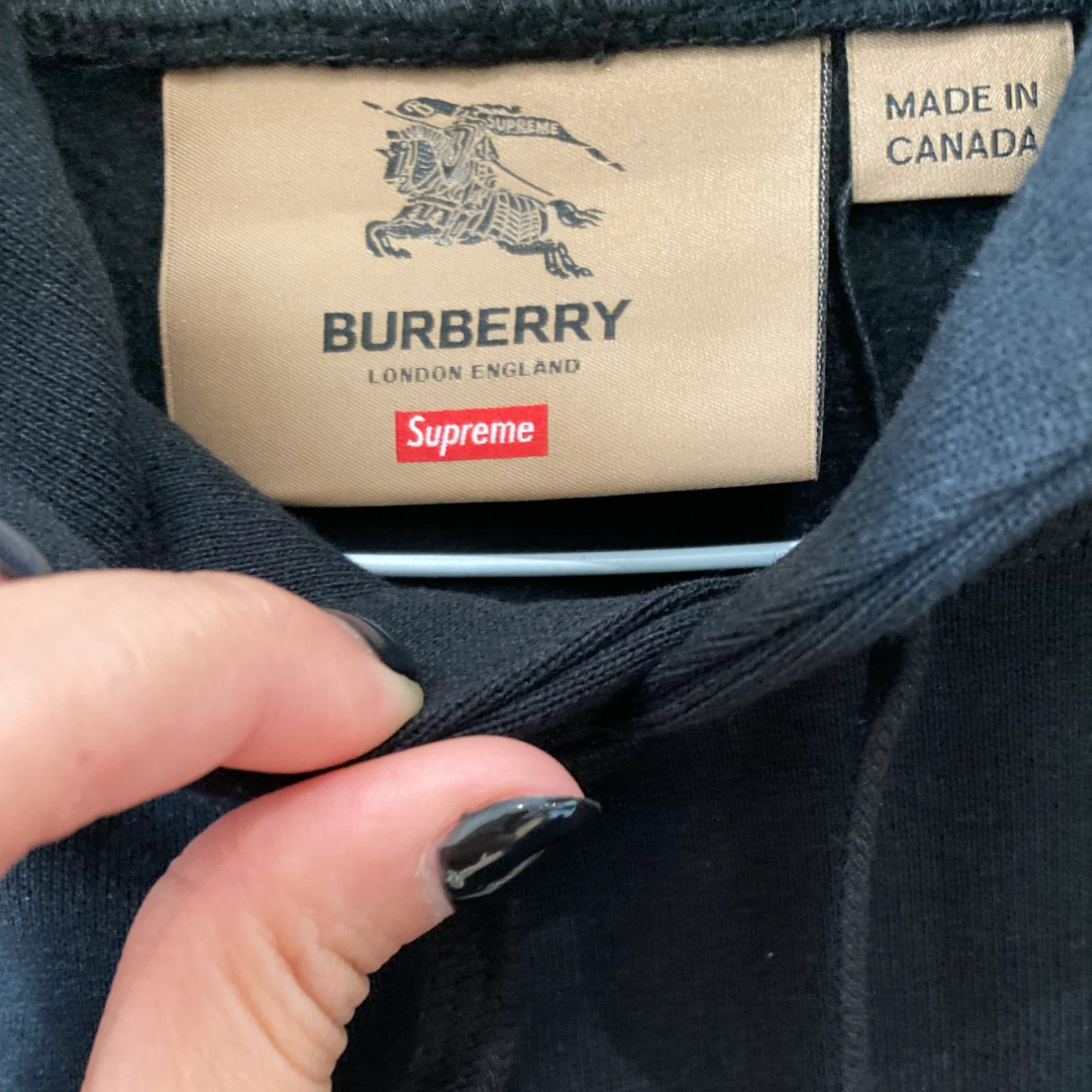 Felpa con cappuccio Burberry