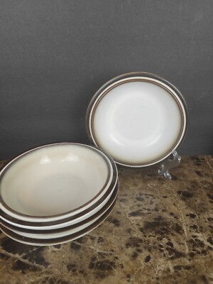Denby Rondo Set Of 4 Denby Rondo Soup Cereal Bowls England Stoneware | eBay