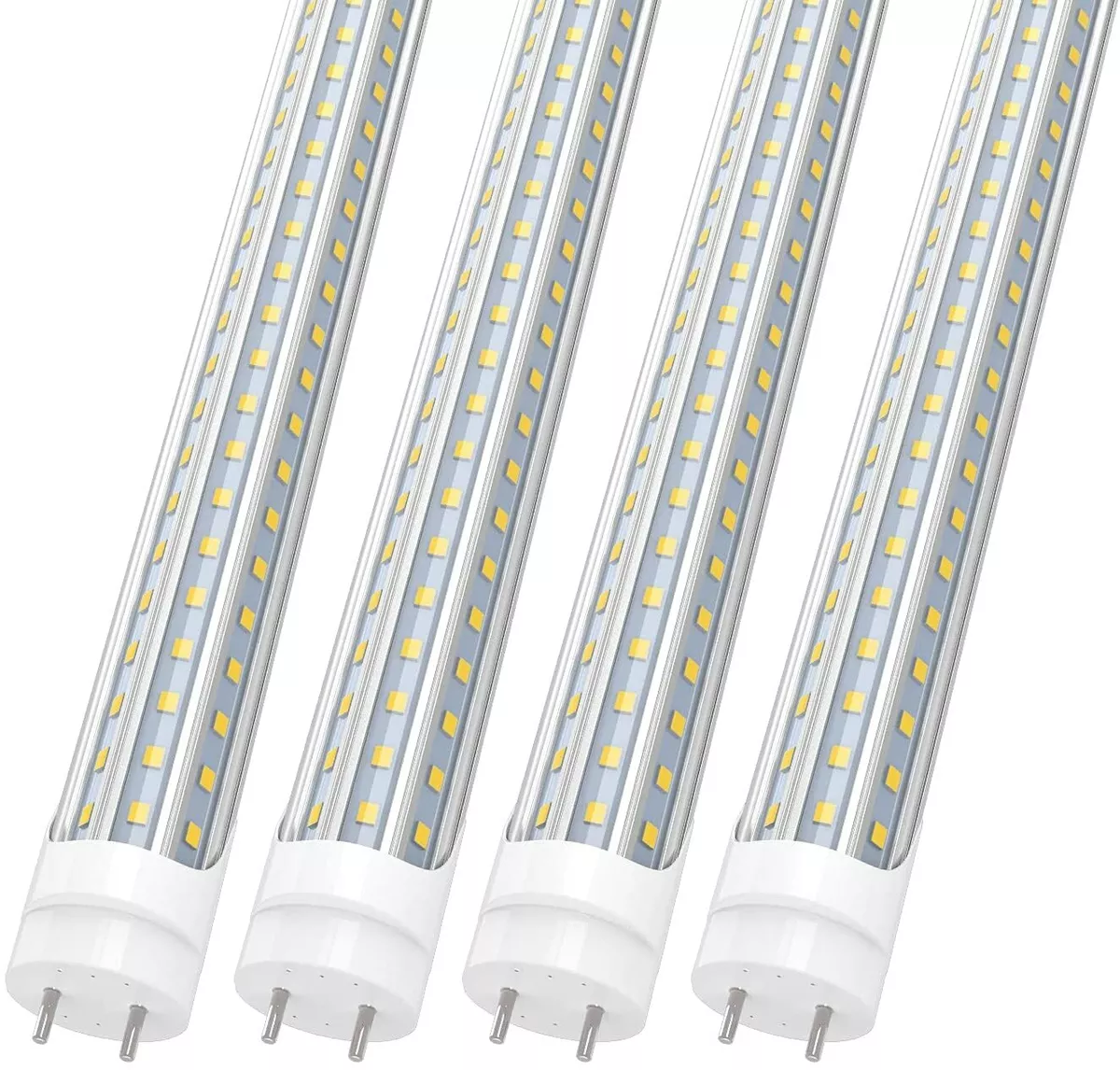 4FT T8 LED Tube Light Bulbs 22W 28W 60W G13 2 Pin 6500K LED Shop Light Bulb