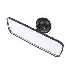 Rear View Mirror Glass Suction Cup Learner Driver Stick On 240mm 24cm Interior