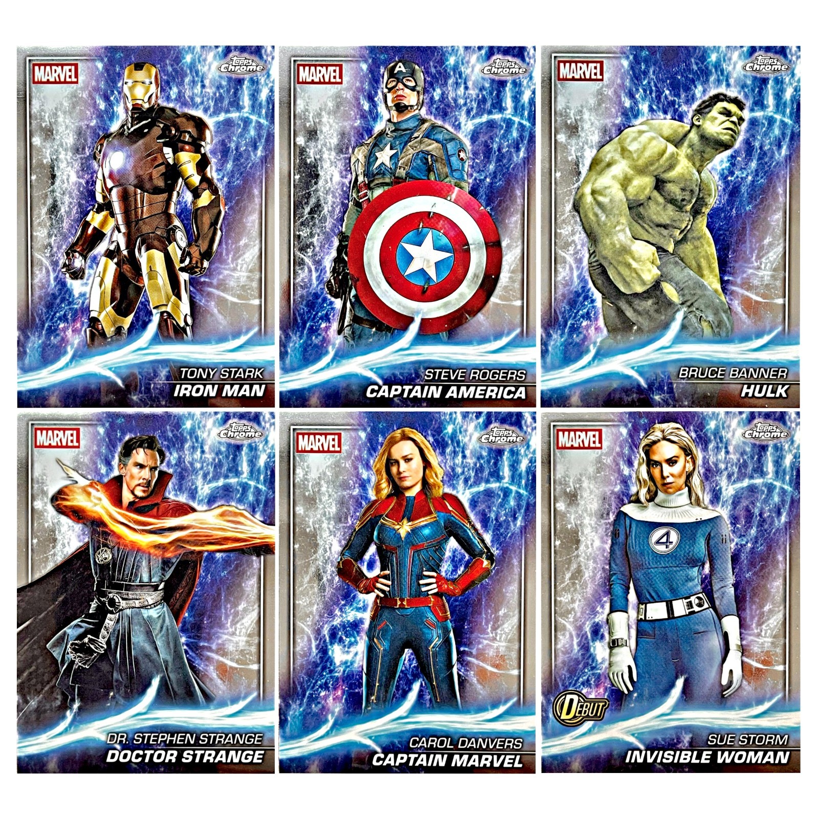 Topps Chrome 2025 Marvel Studios MCU - Cartas base a elegir