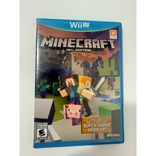 Mojang Minecraft Wii U Edition Video Game Blue Good Super Mario Mash-Up Pack