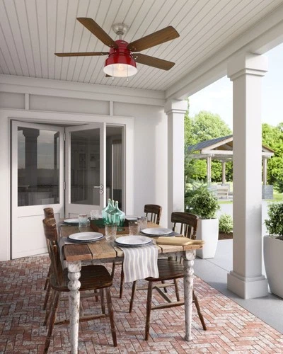 Hunter Fans - Mill Valley 52 Inch Ceiling Fan with LED Light Kit and Pull - Picture 2 of 4