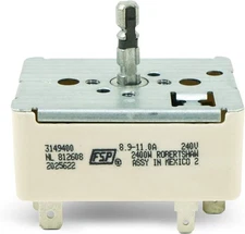 EvertechPRO 3149400 / WP3149400 Infinite Switch Compatible with Whirlpool... 