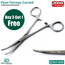 Hemostat forceps Fishing Curved Pean Forceps Locking Clamps Stainless Steel CE