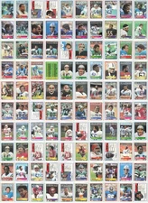 (100) 1983 Topps Lot NFL Football Cards Partial Set Collection