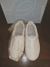 Easy Spirit Women's Traveltime Mule White 130 6.5 Wide