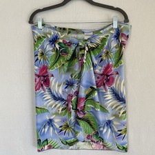 Jantzen Beach Cover Up Tie Skirt Tropical Print