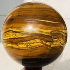 Natural tiger's eye ball quartz crystals sphere gem reiki healing 1480g — photo 7