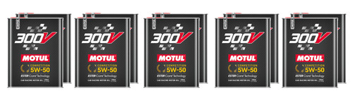 MOTUL USA 300V Competition Oil 5w50 Case 10 x 2 Liter 110859
