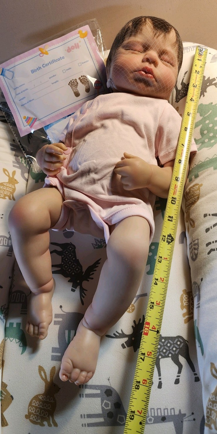 🎄Realistic 19" New Born Baby Doll Female Silicone-Vinyl  🎄🎅🎄